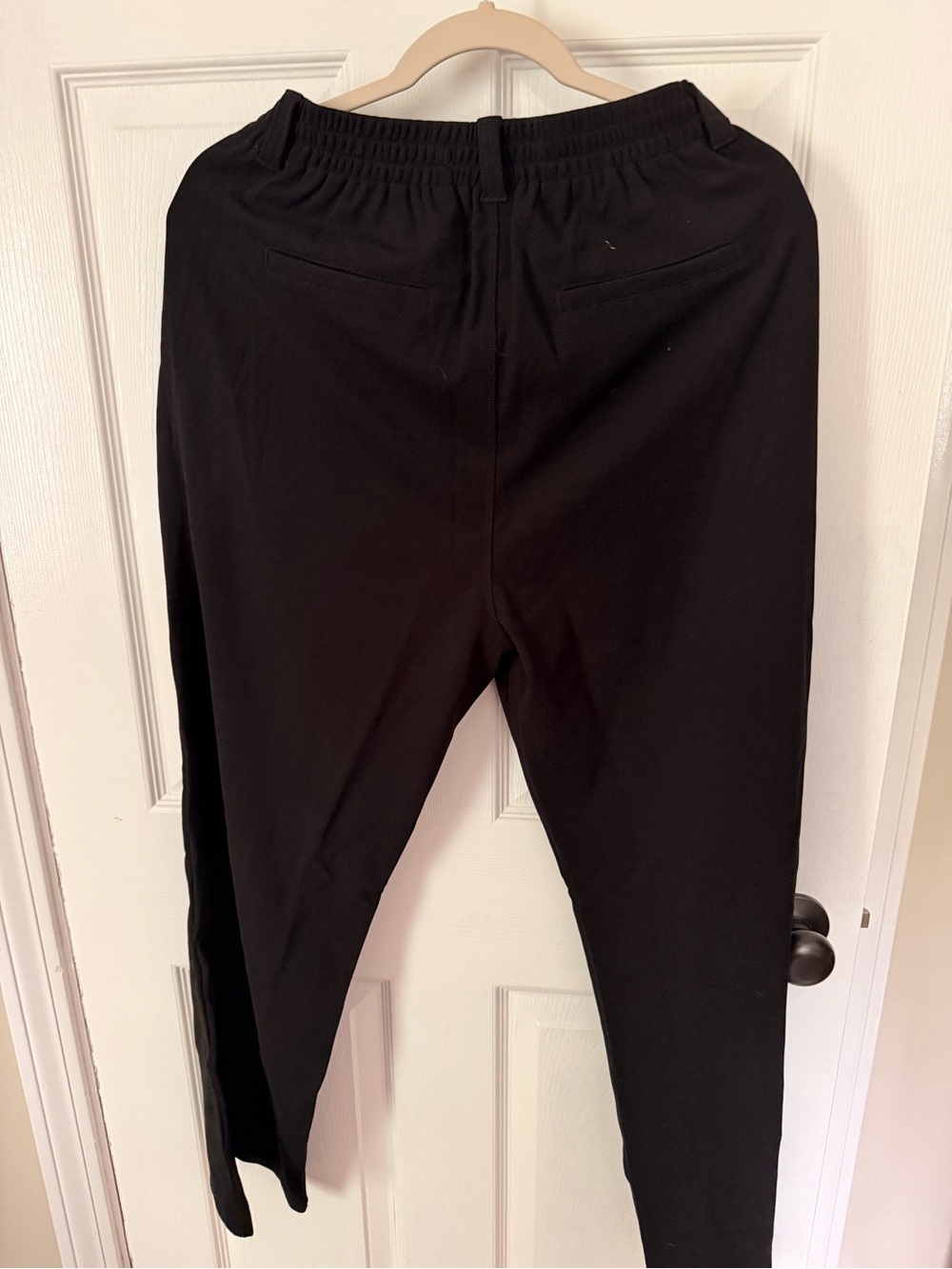 Black Stretch Pull-On Pants